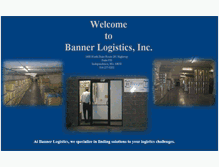 Tablet Screenshot of bannerlogistics.com